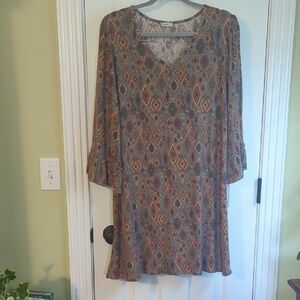 JODIFL Multicolor Long Sleeve Dress